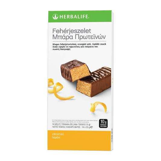 Fehérjeszeletek citrus 14 szelet dobozonként